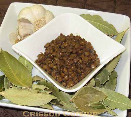 lentilles marocaine ail