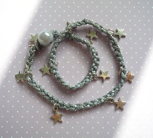 bracelet crochet étoiles