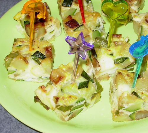 Tortilla babybel & légumes verts5