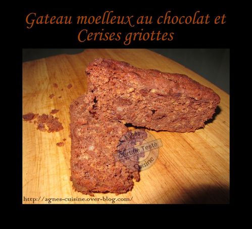 moelleux chocolat cerise griottes