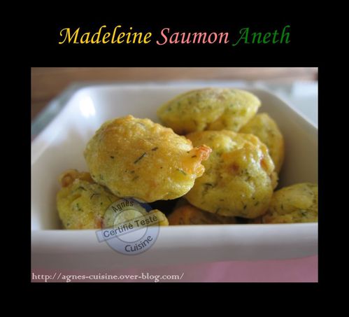 Madeleine saumon aneth