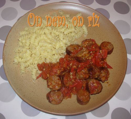 Mijoté de saucisses à la tomate1