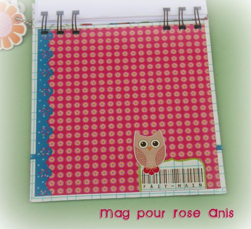 carnet Fanny vue intérieur