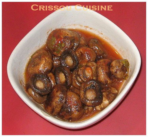 champignons à la grecque