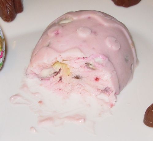 Mousse glacée framboise-smarties5