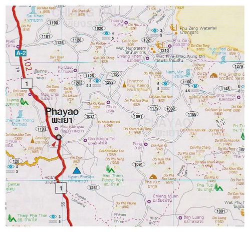 Carte Phayao