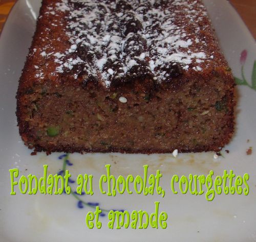 Fondant chocolat, courgettes, amande3