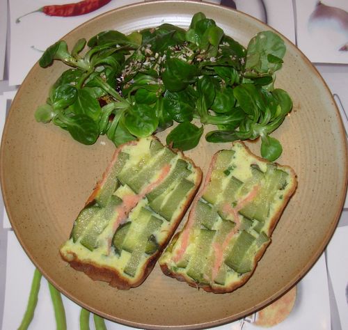 Terrine de courgettes au saumon5