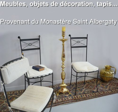 CHAVILLE ENCHERES VENTE MOBILIER MONASTERE 14 JUILLET 2013