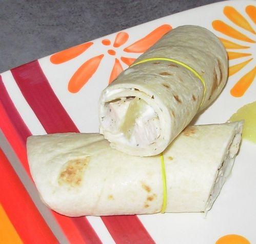 Wrap poulet, ananas, vanille5