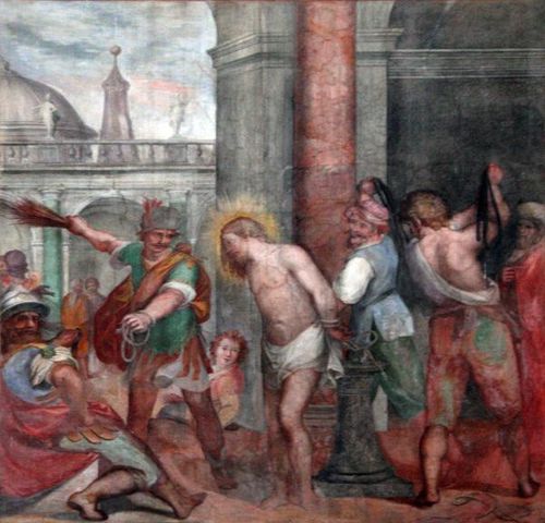 406k2 Rome, Santa Prassede, colonne flagellation Jésus