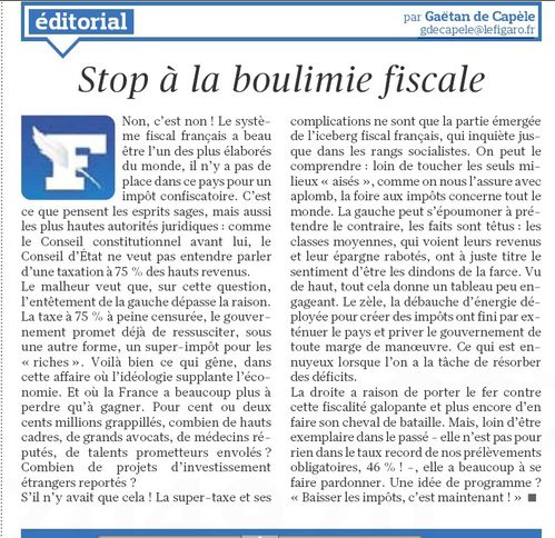 boulimie fiscale
