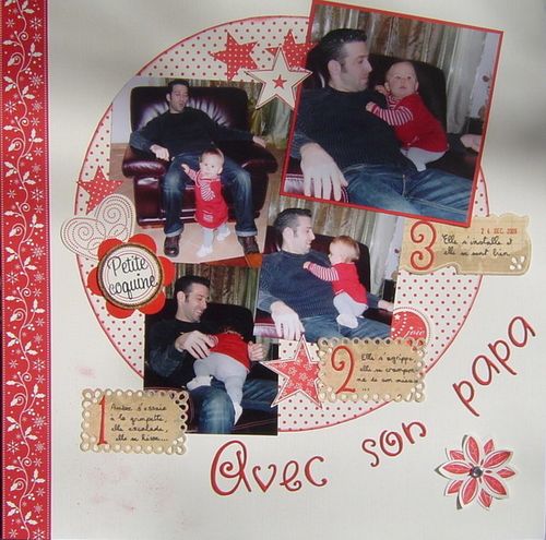 Avec son papa
