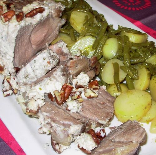 Rôti de porc boursin-pécan4