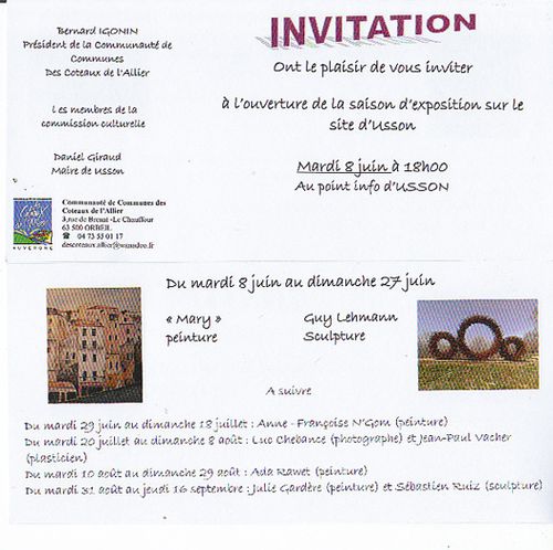 invitation vernissage