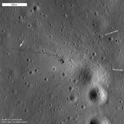 Photo du site de Apollo 14 comme si vous y étiez!