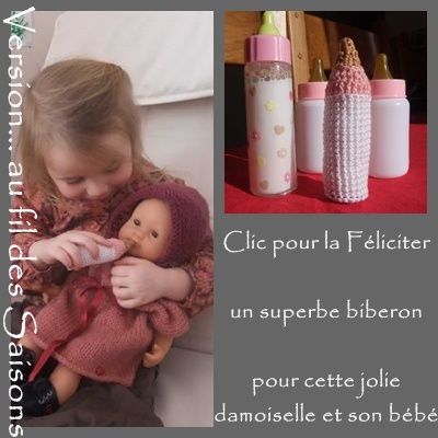biberon pour poupon