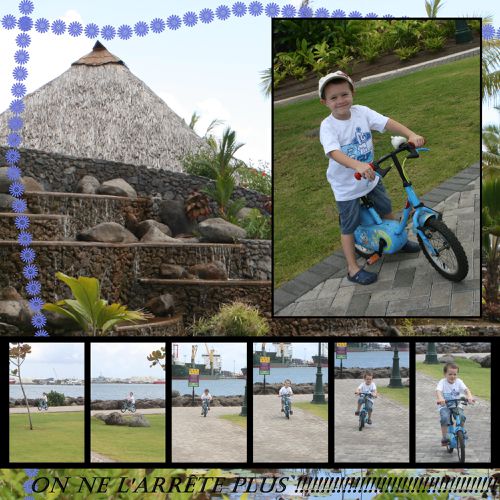Melvin vélo jardin de Paofai
