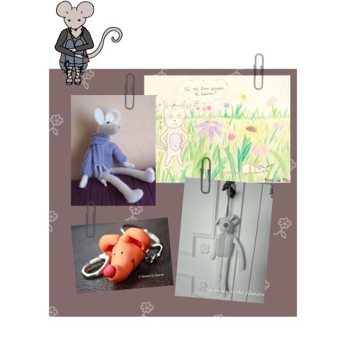 mosaïque des souris