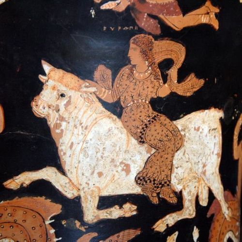 548c2 Paestum, Europe et le taureau, par Asteas