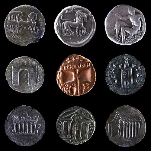 767f Athènes, musée numismatique, monnaies diverses