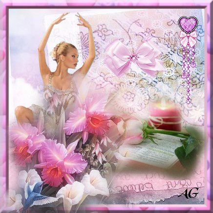 danseuse rose