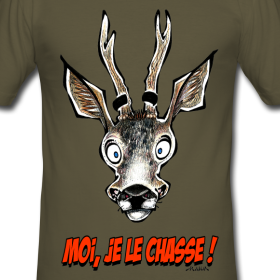 T-Shirt Homme Chevreuil