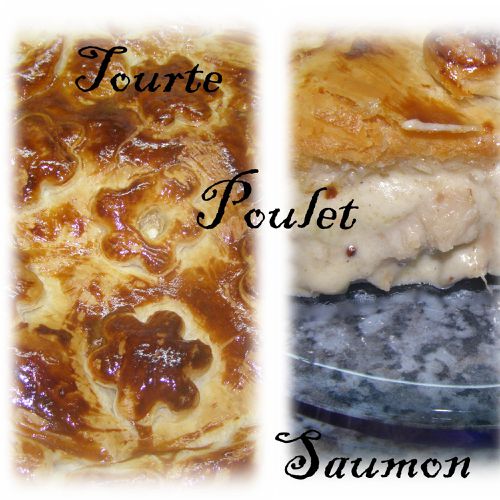 tourte poulet saumon