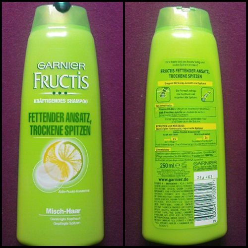 Garnier Fructis Shampoo Fettender Ansatz Trockene Spitzen Review Blog Von Vanilla Sky