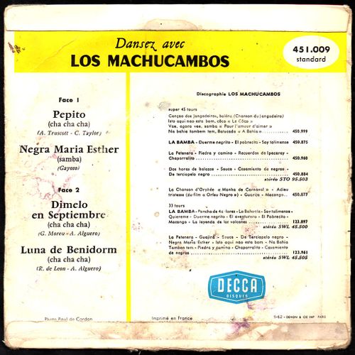 Los Machucambos - Pepito / Solamente Una Vez Los Machucambos - Pepito / Solamente Una Vez