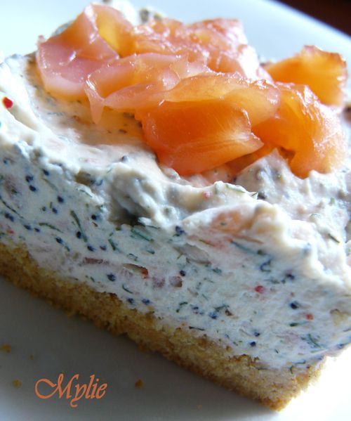 cheesecake saumon fumé pavot 3
