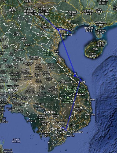 itinéraire Vietnam