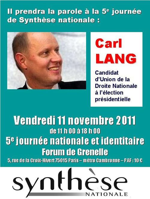  - Carl-Lang-synthese-nationale