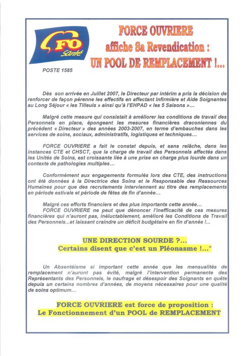 Tract Pool de Remplacement 1