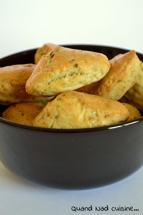 madeleines pesto pignons