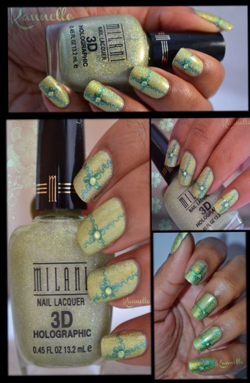 Ruban fleuri Sur milani