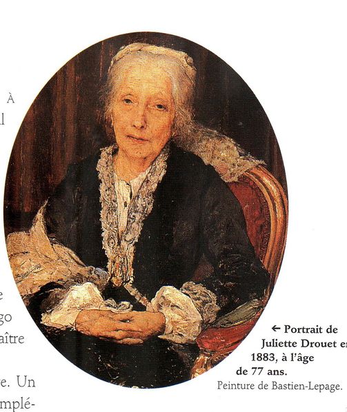 Juliette Drouet à 77 ans