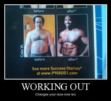 Motivational Pictures  Working  on Working Out Has Side Effects