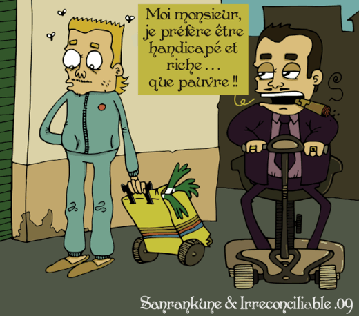 Riche et handicapé