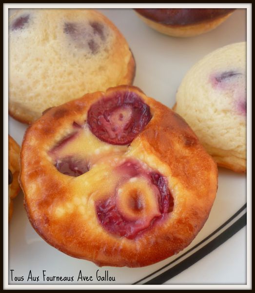 faux mini clafoutis cerises philadelphia