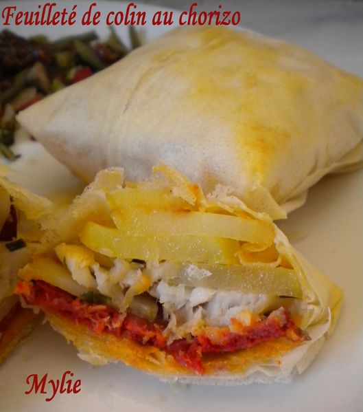 feuilleté de colin au chorizo 3