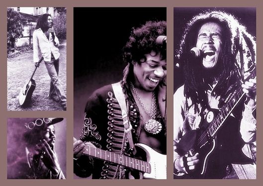 JIMY HENDRIX BOB MARLEY