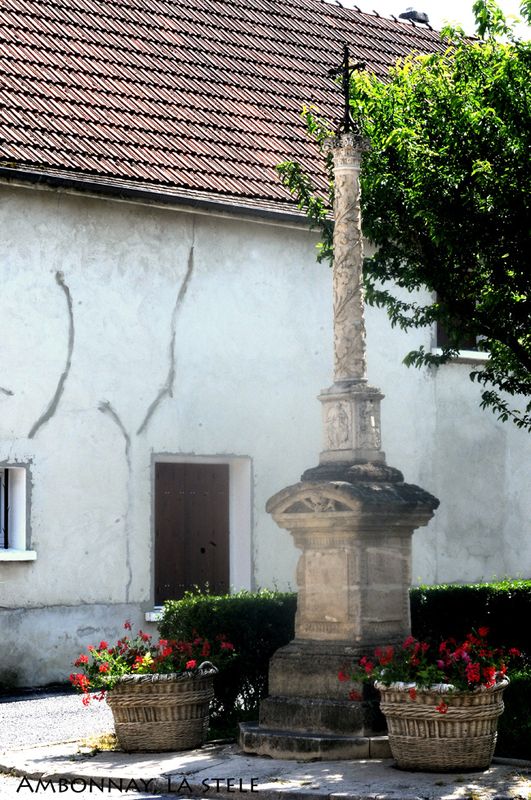 AMBONNAY,la stèle- ( Didier Simonnet )