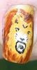 nail art morgalounette lion