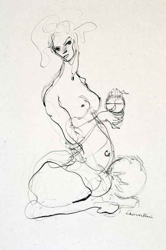 Leonor FINI...sphinx-drawing-1