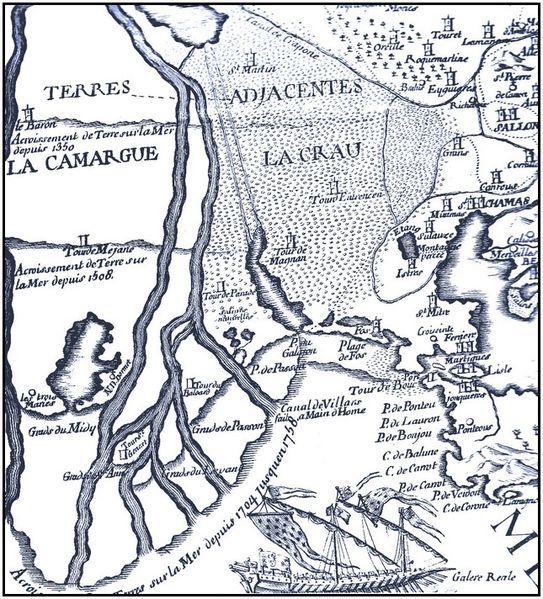 Carte géographique de Provence 1757 CRDM