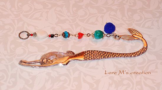 marque pages, de collection, sirène, mermaid bookmark, Lore M marque pages, de collection, sirène, mermaid bookmark, Lore M
