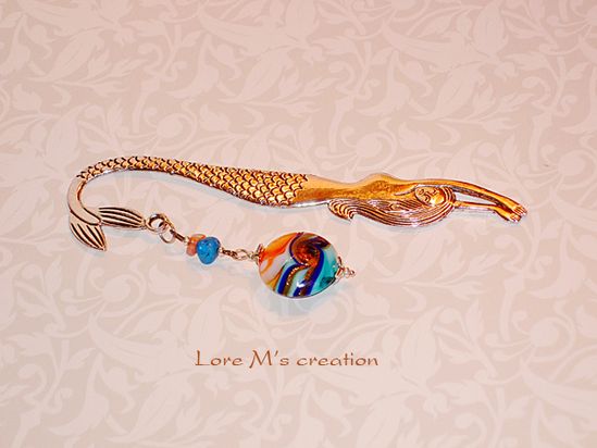 marque pages, de collection, sirène, mermaid bookmark, Lore M marque pages, de collection, sirène, mermaid bookmark, Lore M