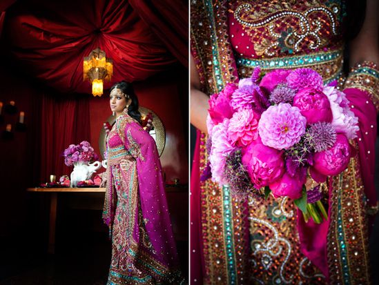 Indian-wedding-bride-pink-lengha-1