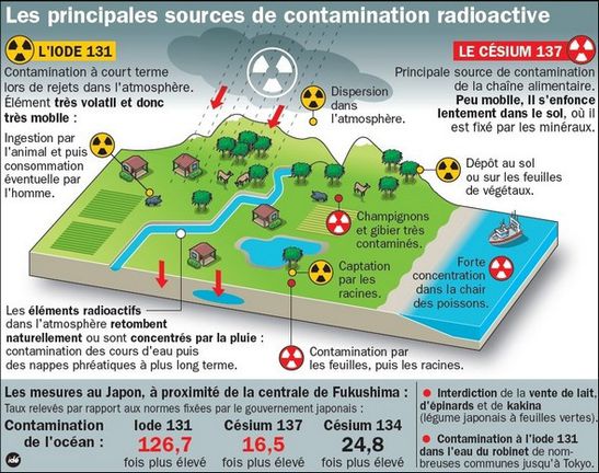 FUKUSHIMA - la contaminations radioactive continue - nature